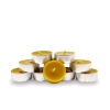 bougie chauffe-plat en cire d'abeille env 14g 10 pcs