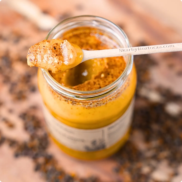 miel avec pain d'abeille skarby roztocza grand