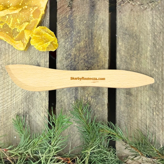 couteau à miel en bois skarby roztocza
