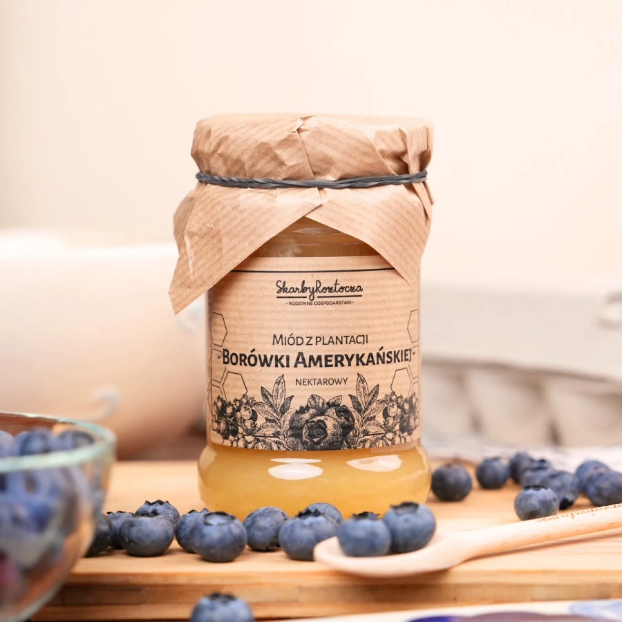 miel de bleuet 370g skarby roztocza face carré produit