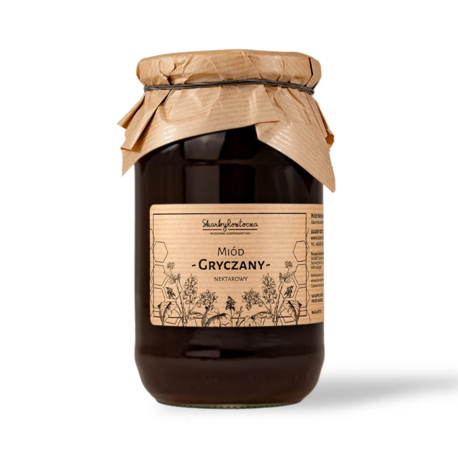 miel de sarrasin 1000g skarby roztocza fond blanc