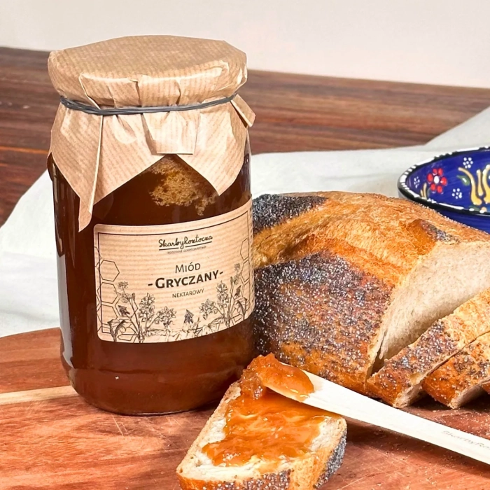 miel de sarrasin 1000g skarby roztocza produit carré pain
