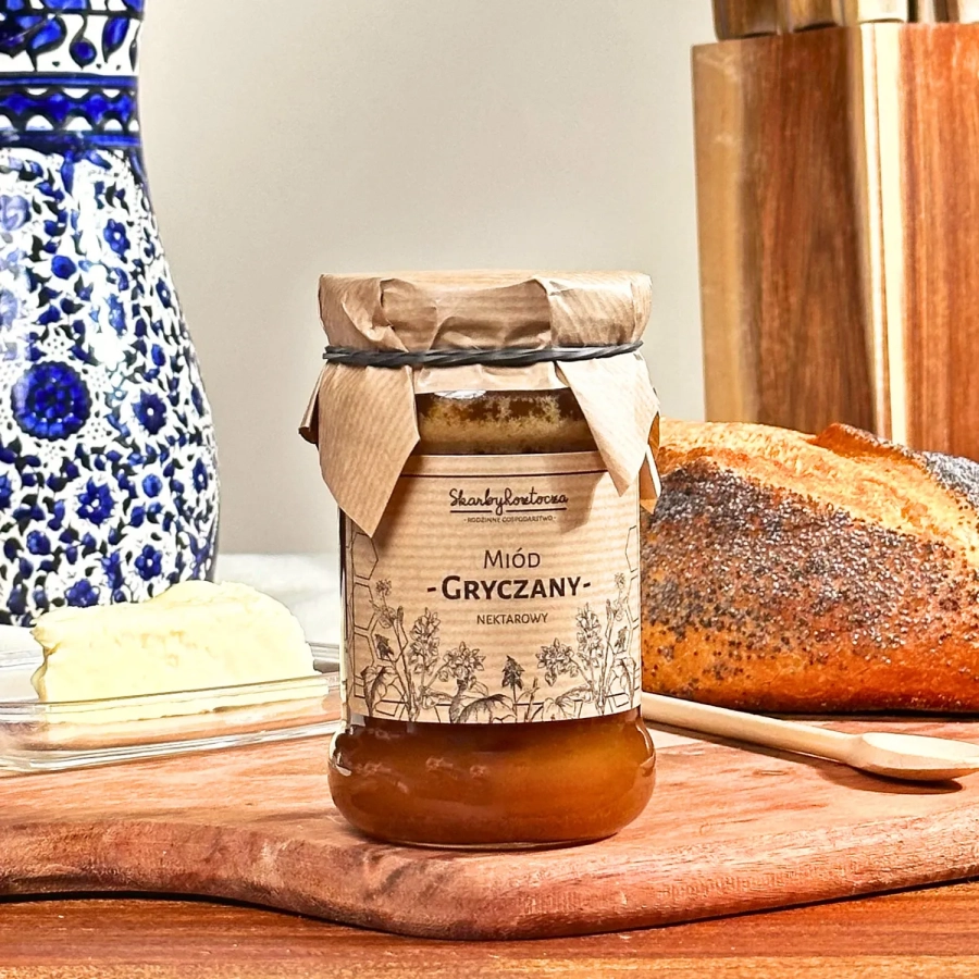 miel de sarrasin 370g skarby roztocza produit carré police