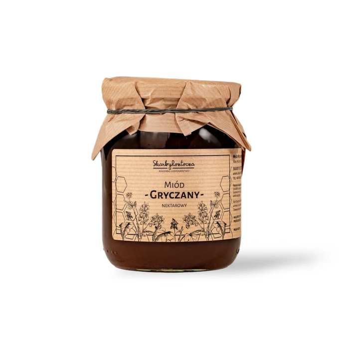 miel de sarrasin 650g skarby roztocza fond blanc