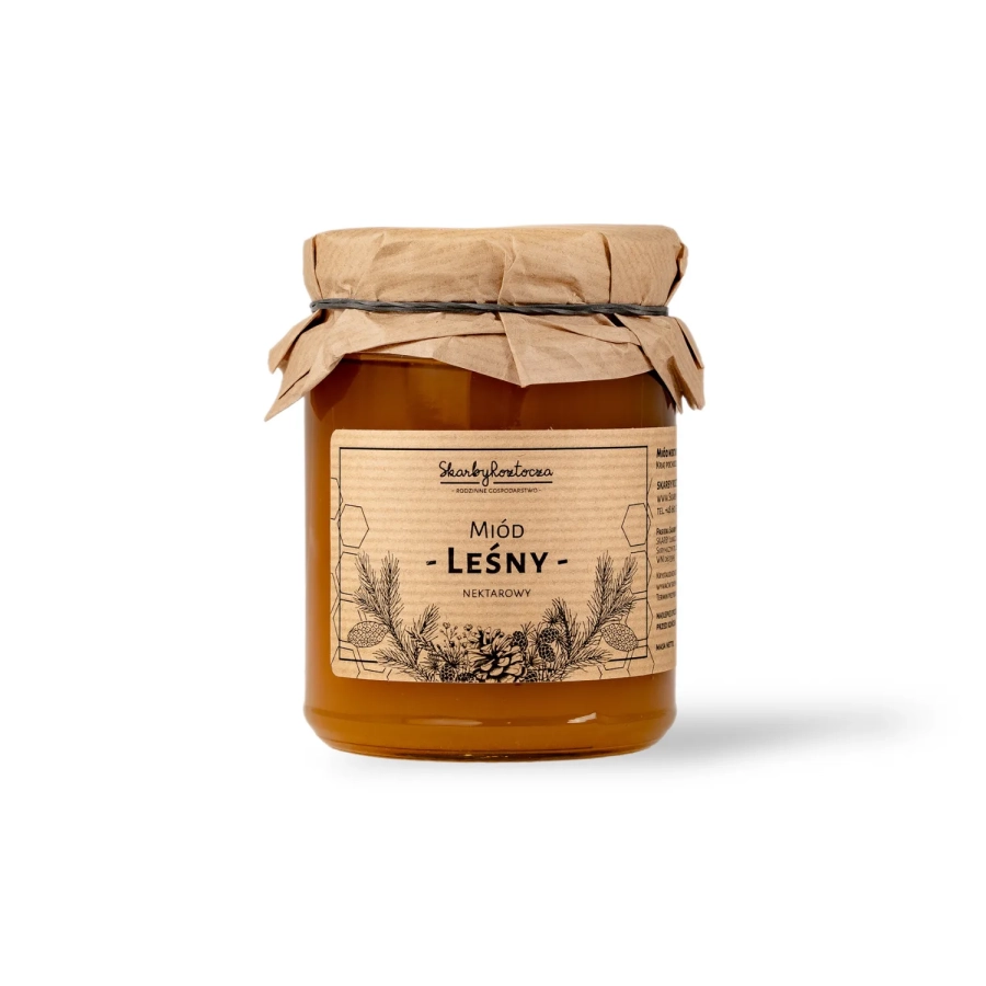 miel de foret 650g skarby roztocza fond blanc