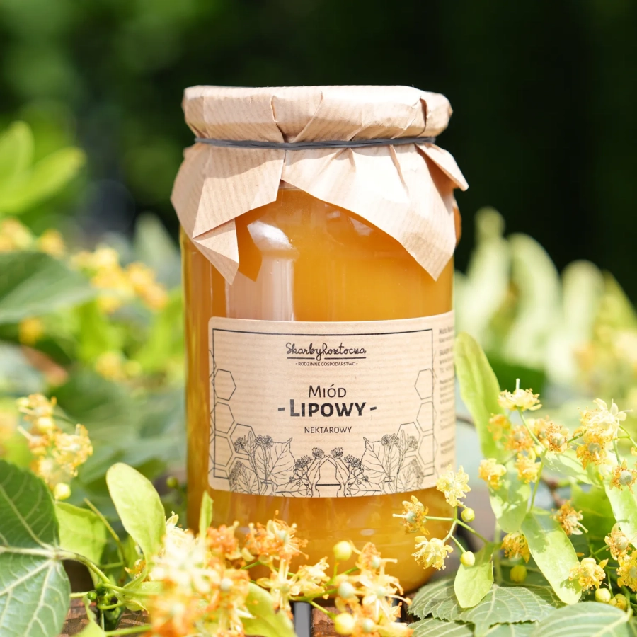 miel de tilleul 1000g skarby roztocza face produit carré
