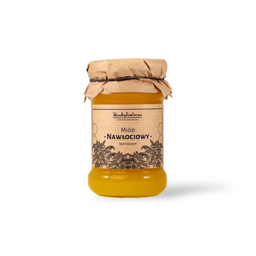 miel de verge d'or 370g skarby roztocza fond blanc