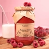 miel à la framboise grand bocal produit face carré