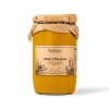 miel au pollen d'abeille moulu grand pot fond blanc