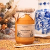 miel au pollen d'abeille moulu grand pot trésors de roztocze produit carré face