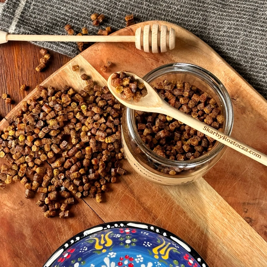 pain d'abeille skarby roztocza produit carré consistance granulés