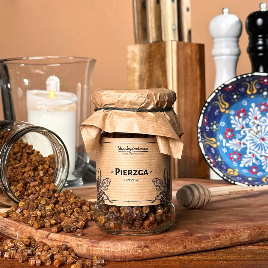 pain d'abeille 150g skarby roztocza produit carré face