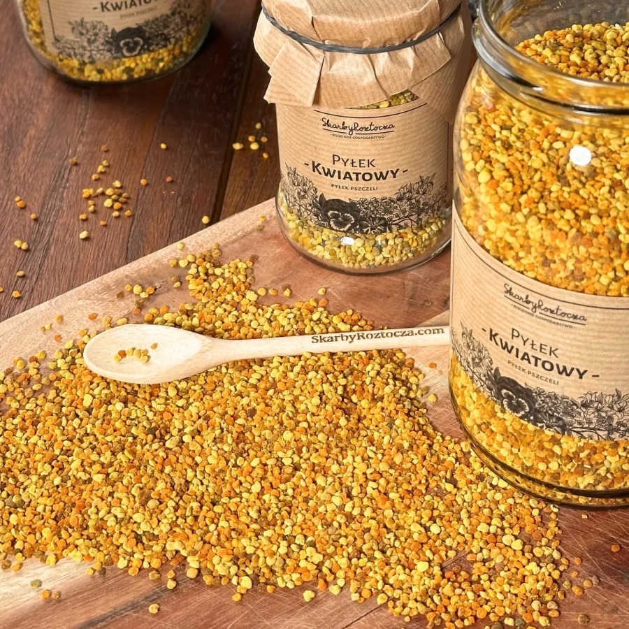 pollen floral 500g skarby roztocza produit carre consistance2