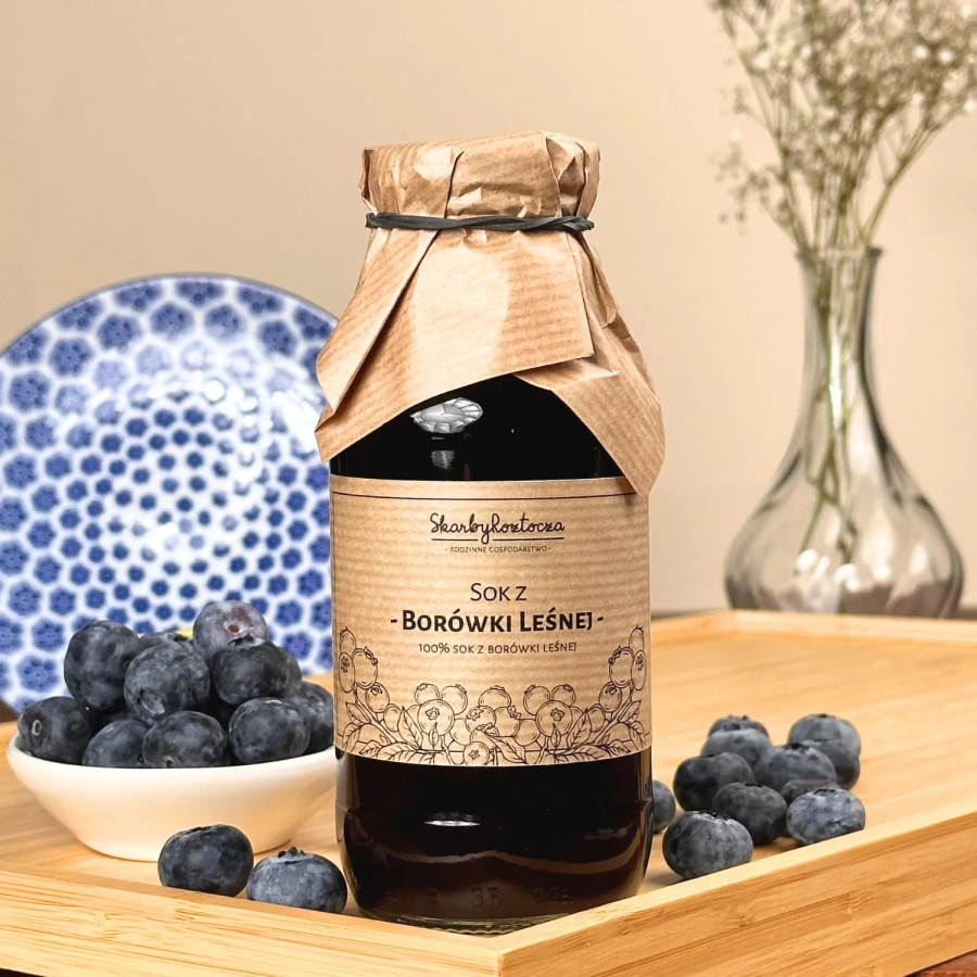 wild bilberry juice skarby roztocza product square front