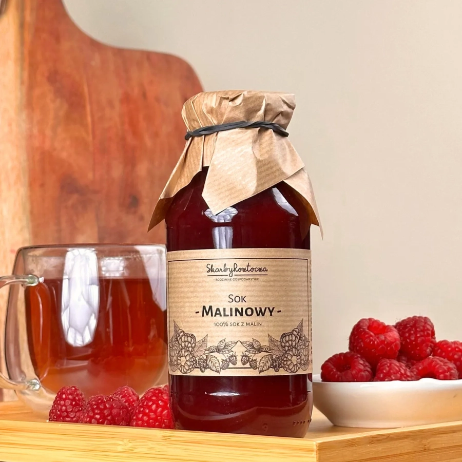 raspberry juice treasures of roztocze product square front
