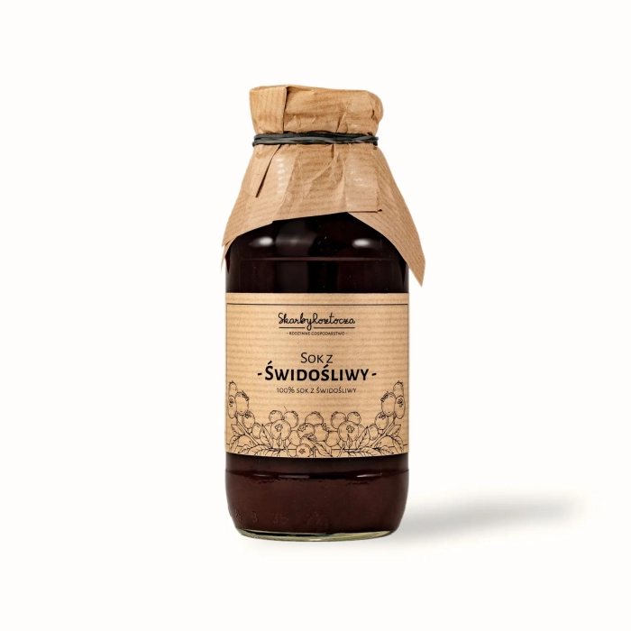 juneberry juice skarby roztocza white background
