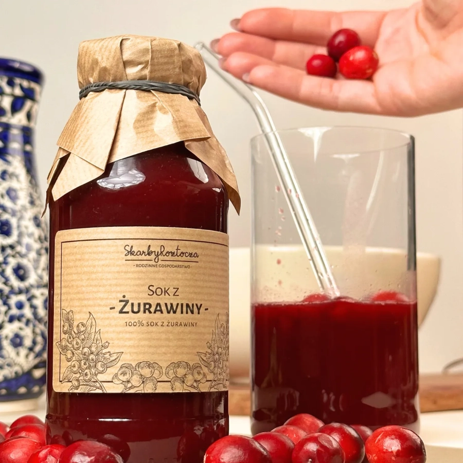 cranberry juice treasures of roztocze fruit cranberry product square