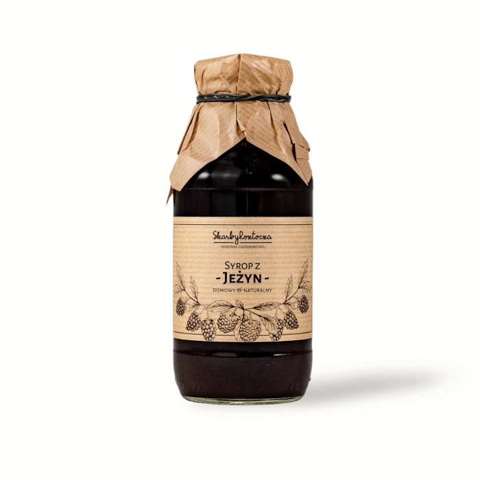 sirop de mûres trésors de roztocze fond blanc