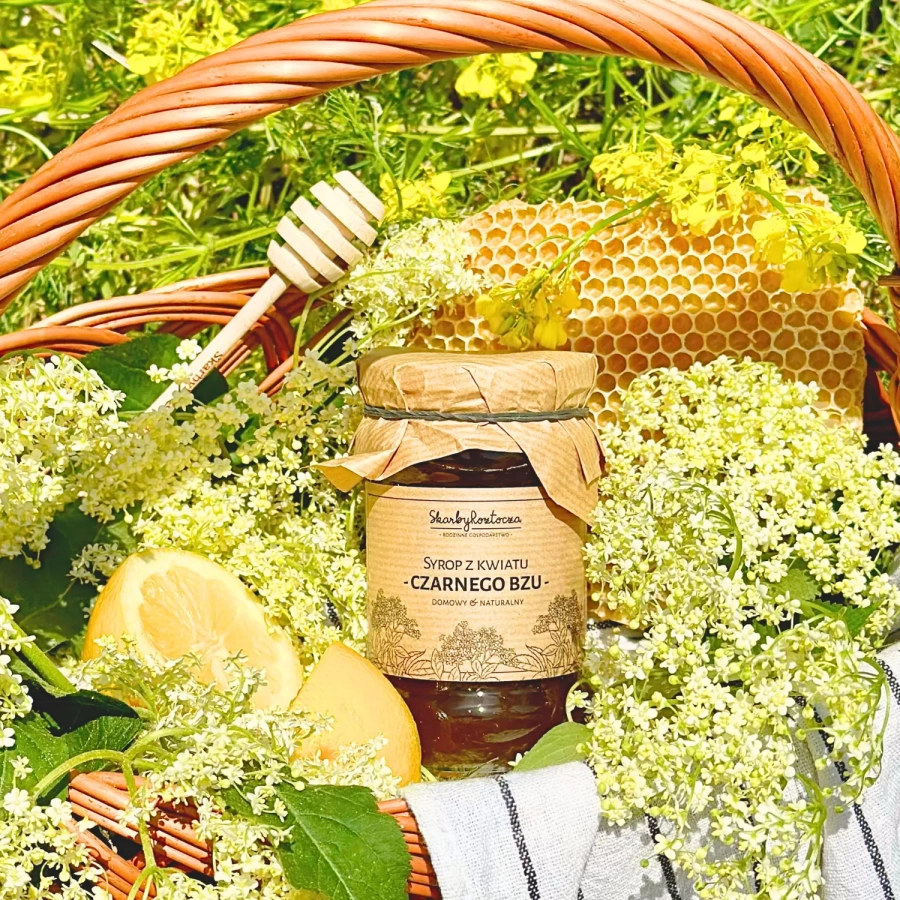 trésors de roztocze sirop de fleurs de sureau