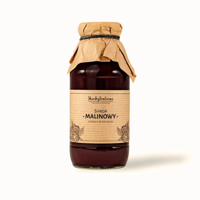 trésors de roztocze sirop de framboise fond blanc