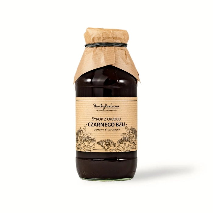 sirop de baies de sureau noir skarby roztocza fond blanc