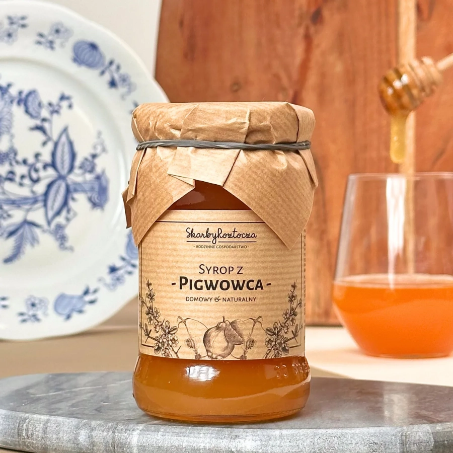 treasures of roztocze japanese quince syrup front square product