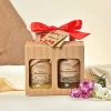 traditional gift set box window 2 honeys spoon treasures of roztocze product square wishes gift bow ribbon red