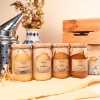coffret de miels variés 4 grands pots produit face