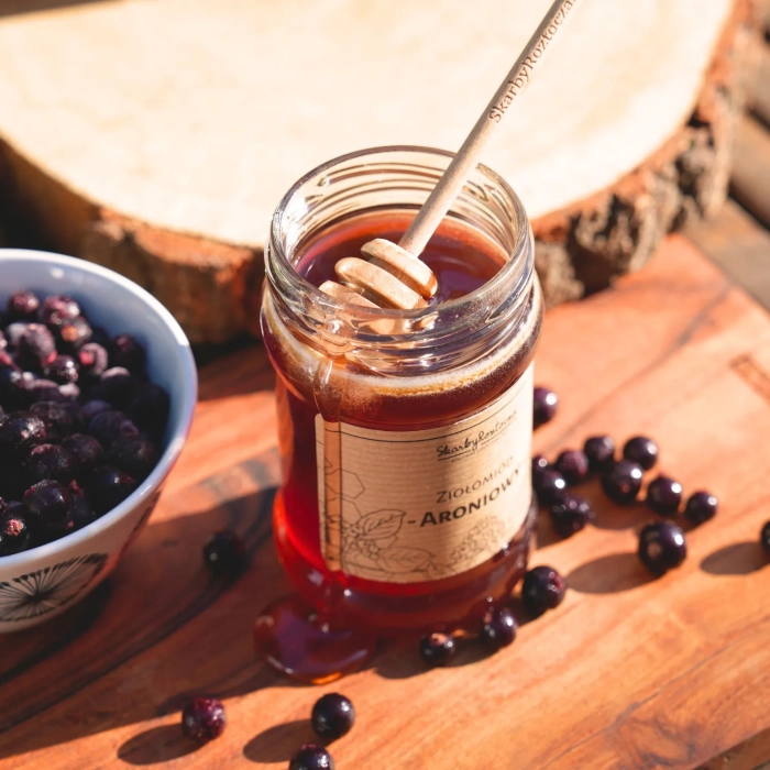 Schätze von Roztocze Aronia-Kräuterhonig (1)