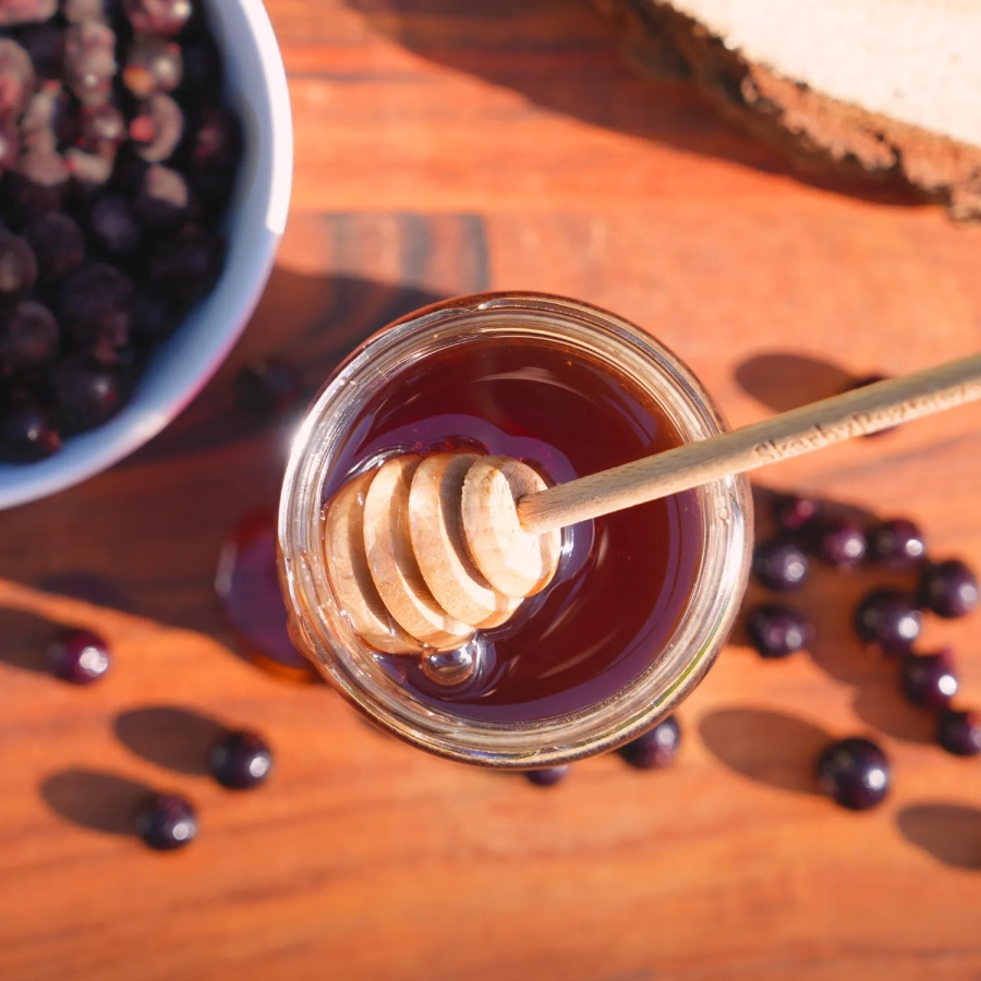 trésors de roztocze miel aux herbes d'aronia