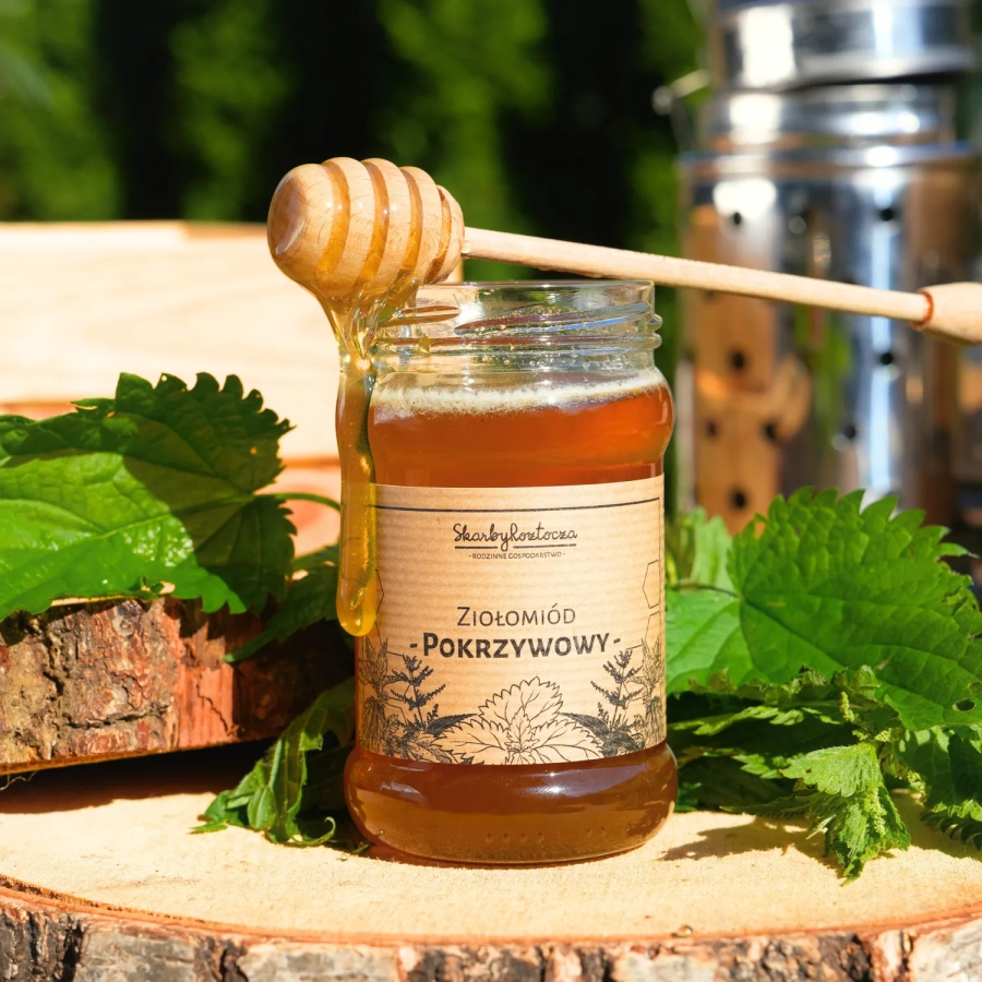 treasures of roztocze nettle herb-honey