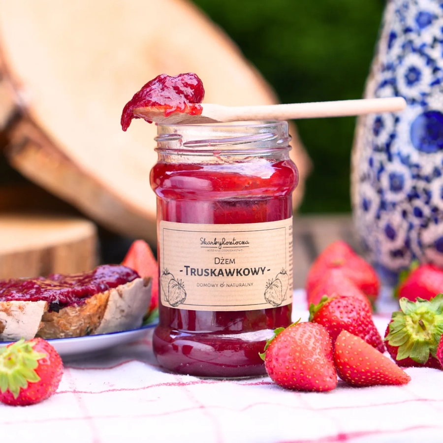 treasures of roztocze natural homemade strawberry jam
