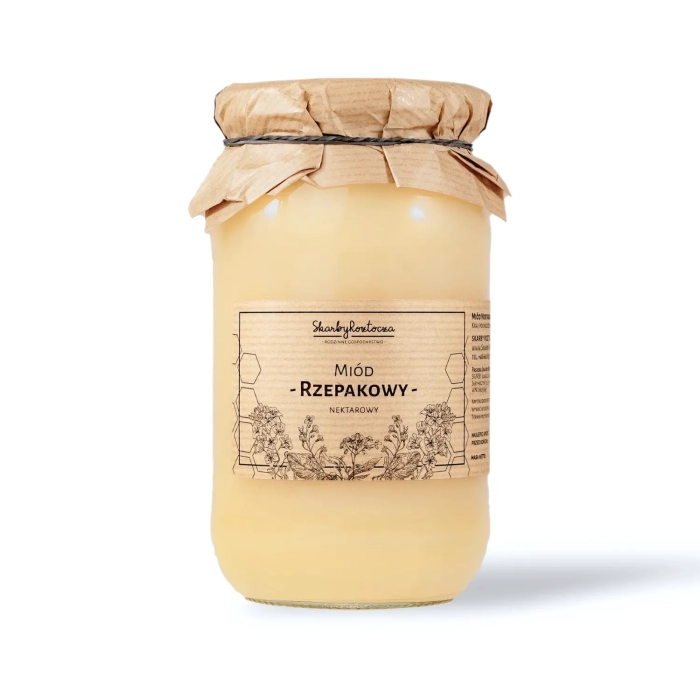 miel de colza 1000g skarby roztocza fond blanc