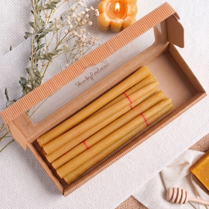 bougies d'oreille pour le conchage à la cire d'abeille 100 pour cent