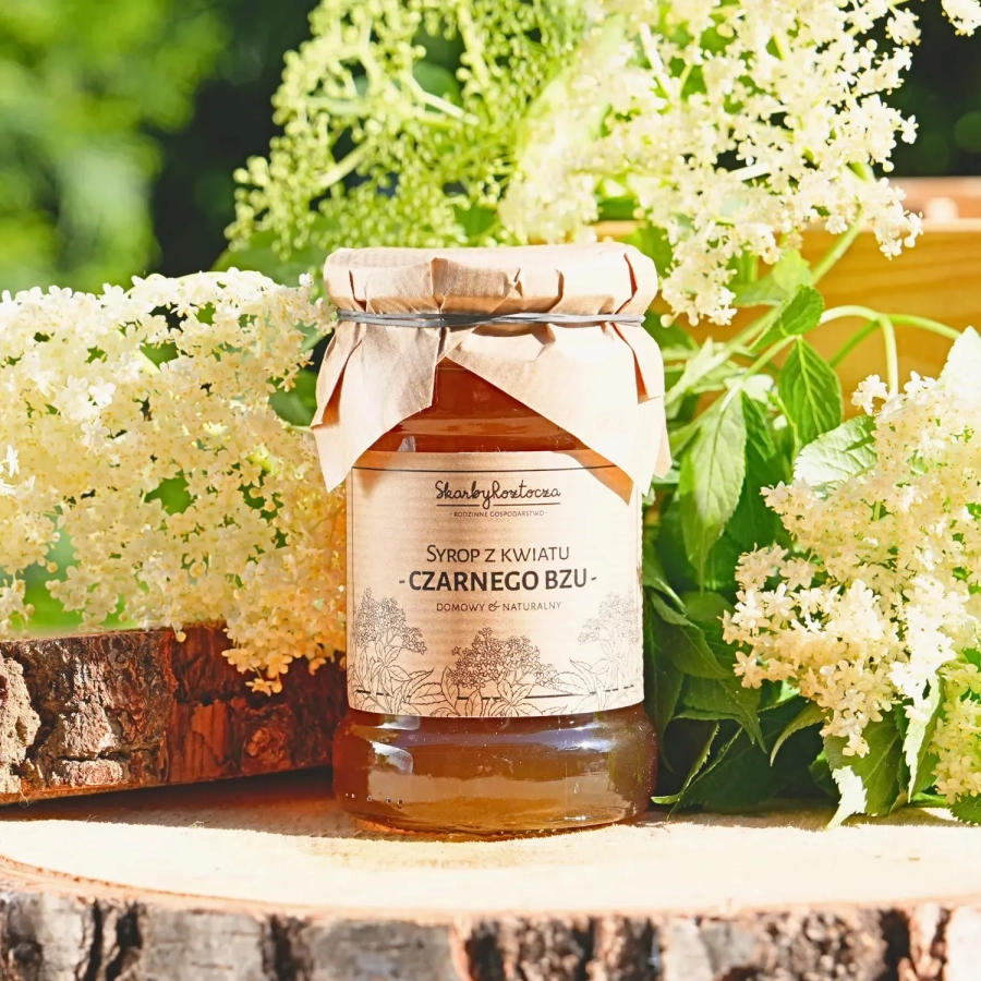 treasures of roztocze elderflower syrup