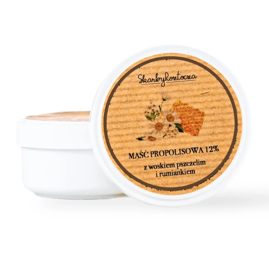 pommade propolis à la cire d'abeille et camomille naturelle